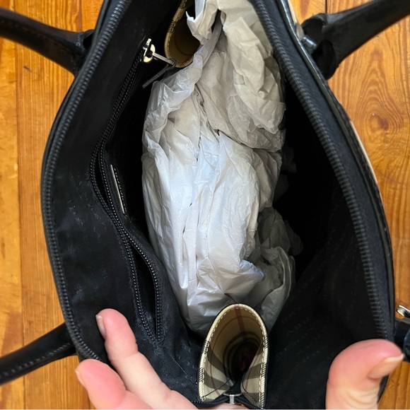 Burberry London Nova Check Top Handle Bag - Picture 7 of 8